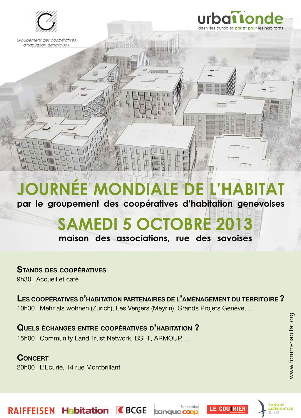 Flyer Journée de l'habitat du 5 octobre 2013